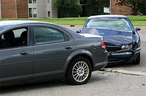Car accident where vehicle was hit from behind. Personal Injury Protection or PIP auto accident coverage.