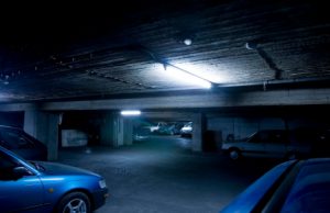 Dark and dimly light parking garage. Premises liability and inadequate security concerns.