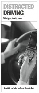 Murray Guaris Distracted Driving brochure for teens and parents. How to stop distracted driving by teenagers.