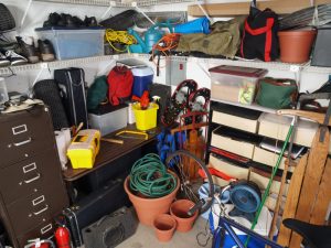 A messy garage. Here are some tips garage safety tips so you can protect your family and prevent a possible tragedy.
