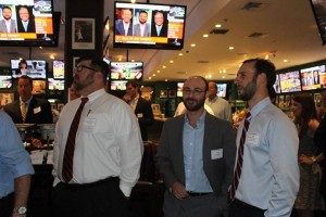 Attorney Scott Perry at the Beach County Bar Association’s Young Lawyer Section’s No Shave November Event