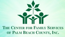 The Center for Family Services of Palm Beach County, Inc. Logo. Murray Guari is a sponsor of The Center Family Services' Annual Old Bag Luncheon
