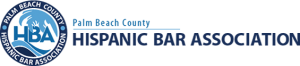 Palm Beach County Hispanic Bar Association Logo. 