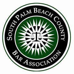 South Palm Beach County Bar Association Green, Black and White CircularLogo