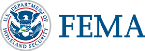 Red, White and Blue FEMA Logo