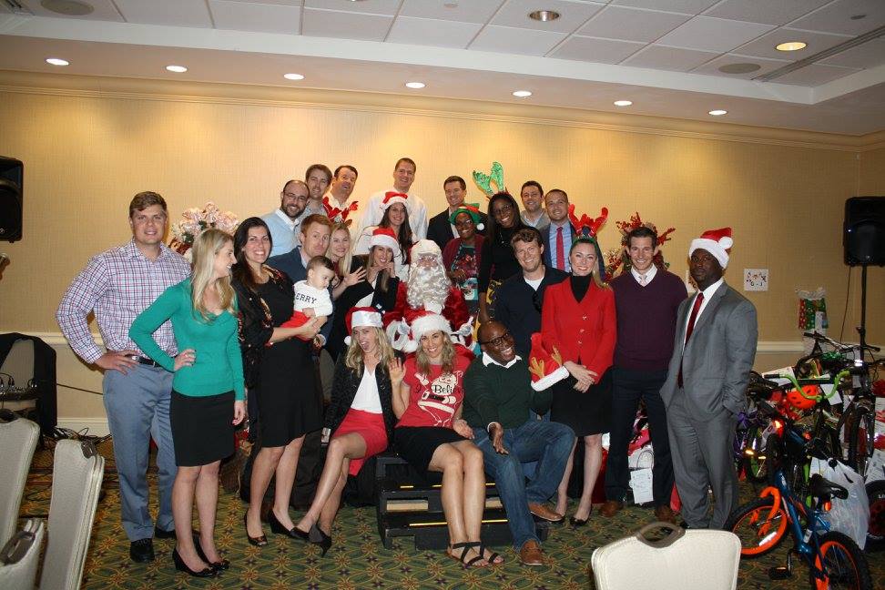 Members of the Young Lawyers Section at Foster Kid Holiday Party