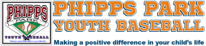Phipps Park Youth Baseball Logo