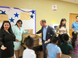 Attorney Scott Perry participating in Belle Glade Adopt a School Program