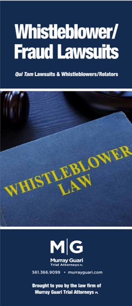 Cover of the Whistleblower Lawsuit Brochure