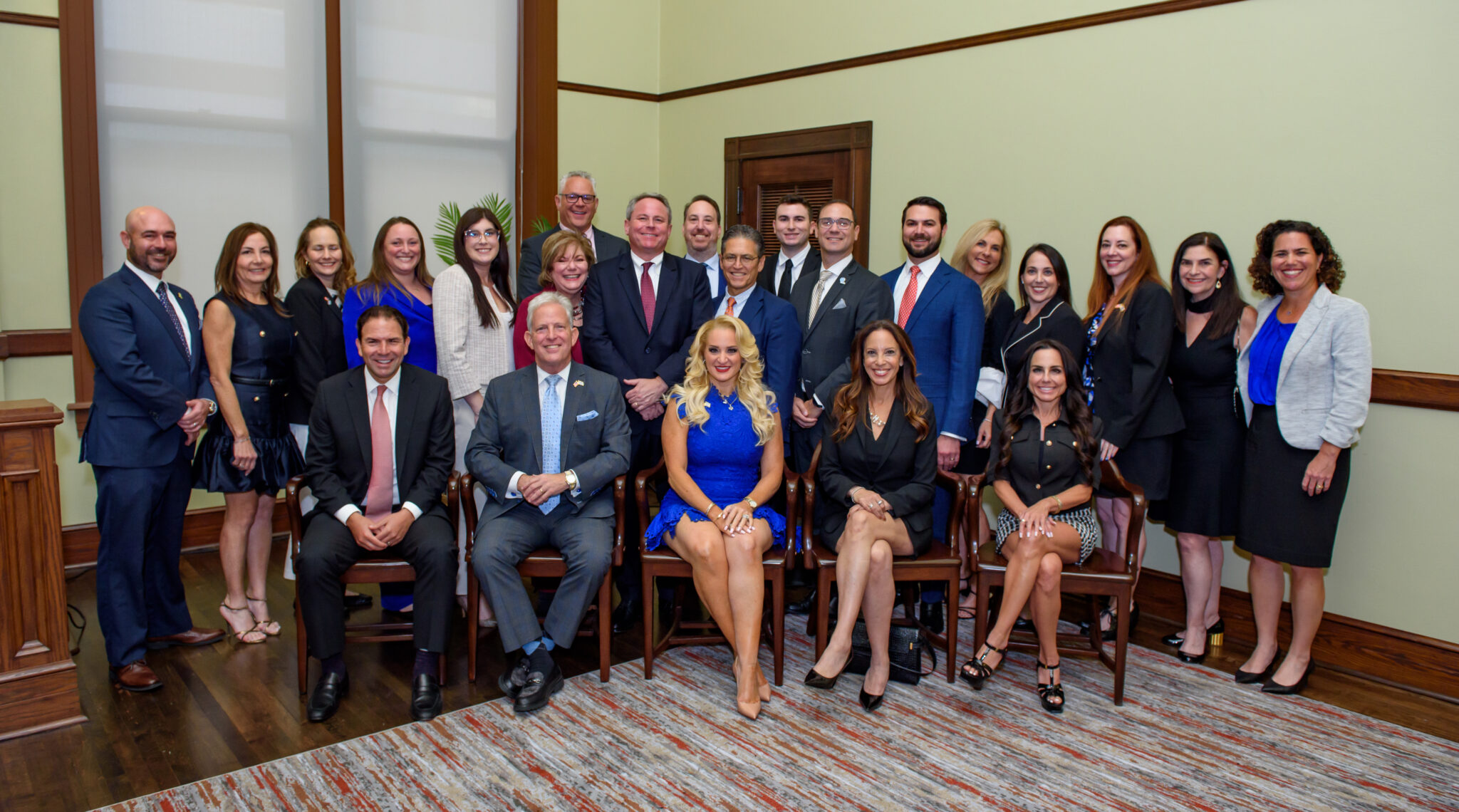 Team photo of the newly installed the Jewish Lawyers Association of Palm Beach County Board of Directors